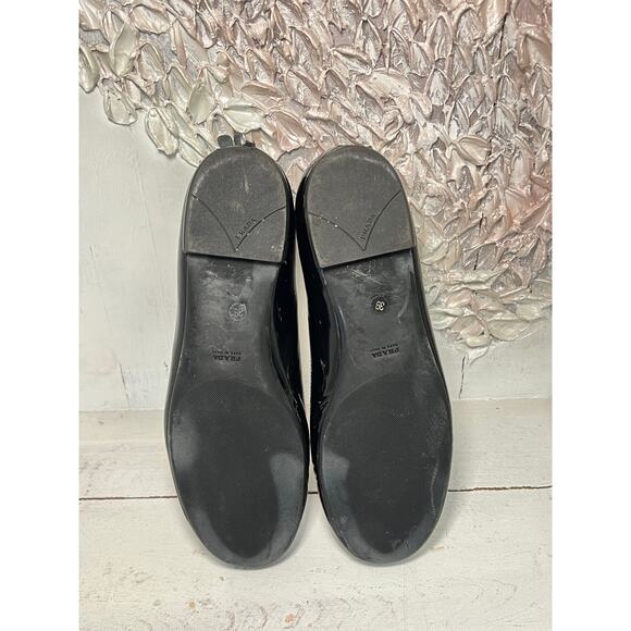 Prada Patent Leather Slip On Bow Detail Ballet Flats Black Women's Size 39 / 9 - Picture 6 of 6